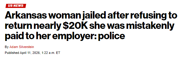 【法律警示】工资系统报错100倍，这笔“横财”究竟能不能拿？