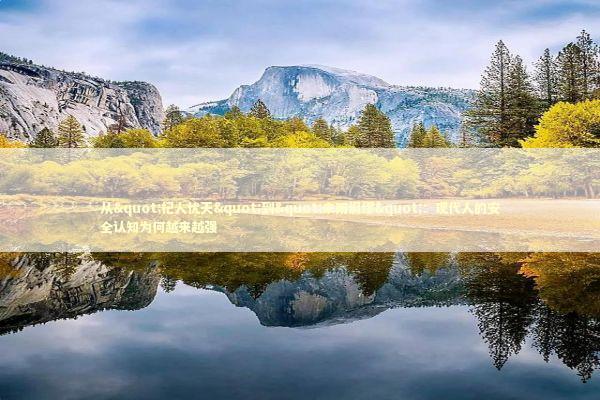 从"杞人忧天"到"未雨绸缪"：现代人的安全认知为何越来越强 IT技术